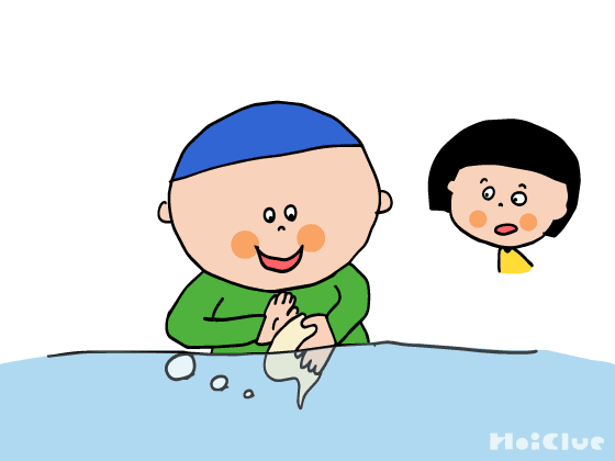 おならごっこ～思わずクスクス笑っちゃう！？おもしろ水遊び～