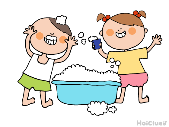 もくもくアワアワ水遊び～遊びの幅が広がりそうな水遊びアイデア〜