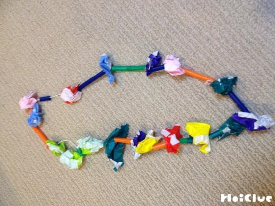 しゃらしゃらネックレス〜揺れる飾りがポイント♪手作りアクセサリー〜
