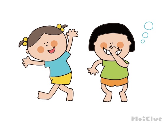 水泳ごっこ〜水がなくても楽しめる水遊び？〜