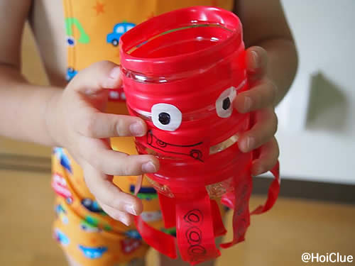 たこさんジョーロ～ペットボトルで簡単手作りおもちゃ〜
