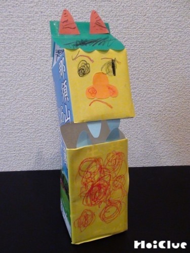 パクパク鬼〜牛乳パックで楽しむ製作遊び〜