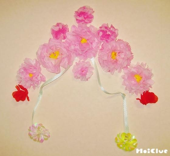 ふわふわお花の壁飾り〜お部屋を彩る手作り製作〜