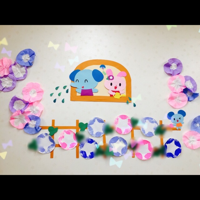 【みんなの投稿】☆７月壁面☆1歳児