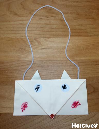 きつねのお財布ポシェット〜ごっこ遊びにもってこいの手作りアイテム〜
