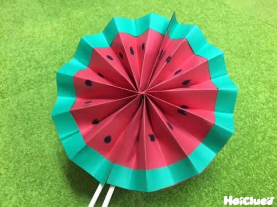じゃばらdeすいか〜夏にぴったりの製作遊び〜