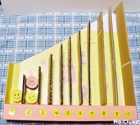 1つ、2つ、3つ…手作り積み上げおもちゃ