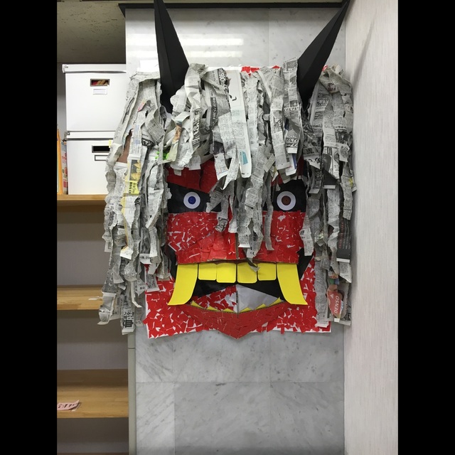 【みんなの投稿】2月の壁面オニ