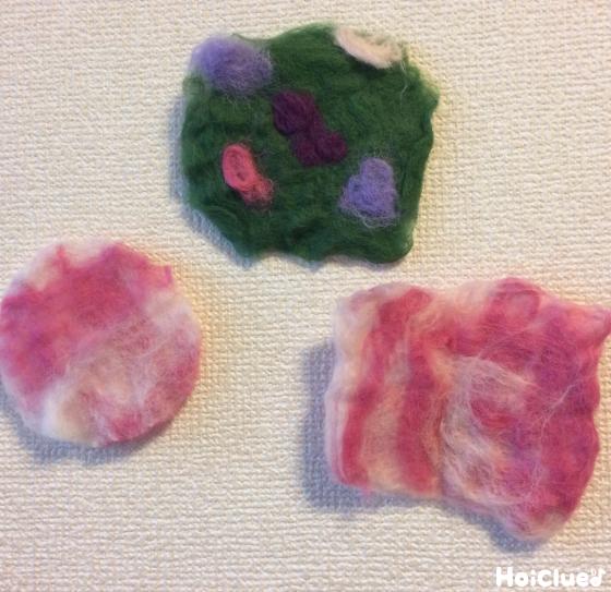 もふもふ！羊毛フェルトマット〜アレンジ自在のワクワク製作遊び〜