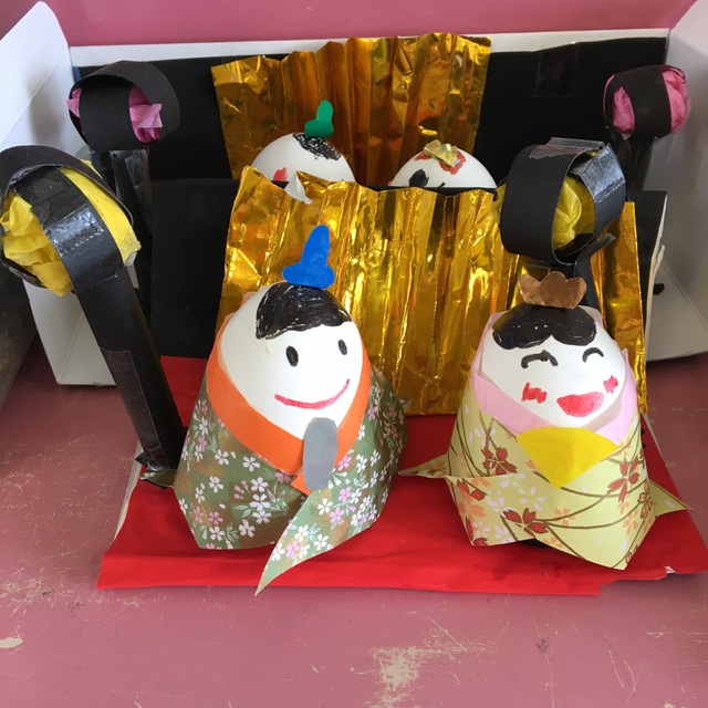 【みんなの投稿】5歳児雛飾り