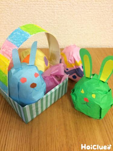 手作りイースターバスケット〜春の季節にぴったりの製作遊び〜