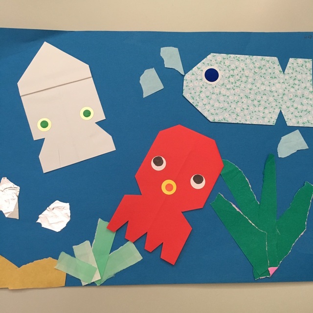 【みんなの投稿】７月 制作1.2歳/海の生き物