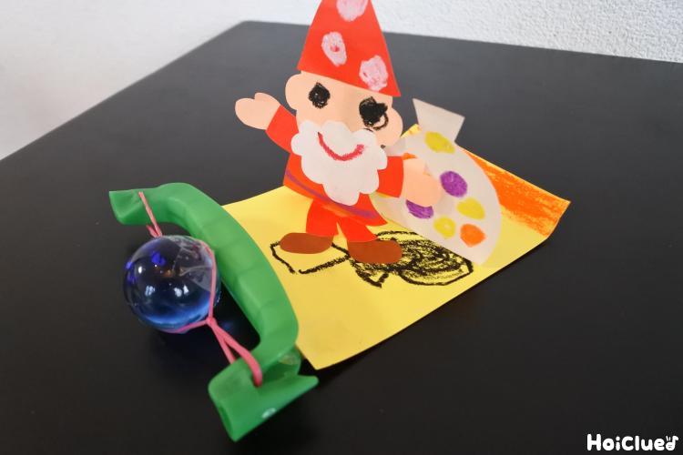 動くごろごろソリとサンタさん〜サンタがやってきた！クリスマスにちなんだ製作遊び〜