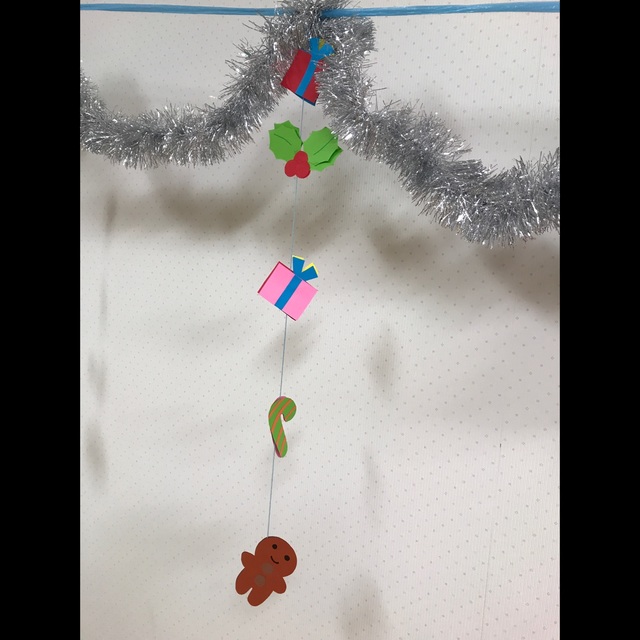 【みんなの投稿】ユラユラ飾り0歳児クラス