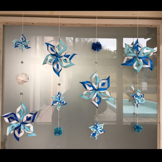 【みんなの投稿】【❄️雪の結晶  飾り❄️】