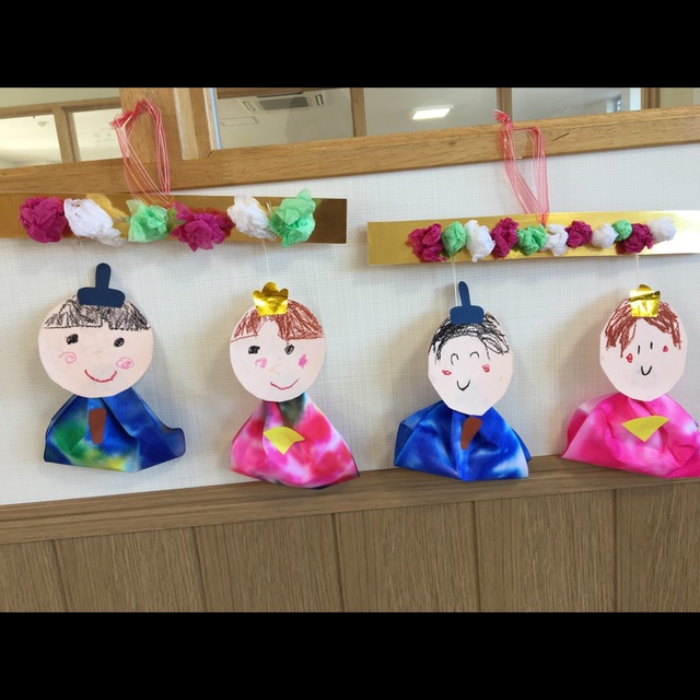 【みんなの投稿】おひなさま製作(4歳児)