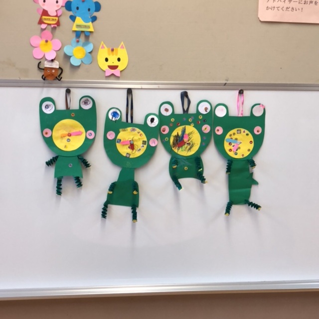 【みんなの投稿】カエルの時計