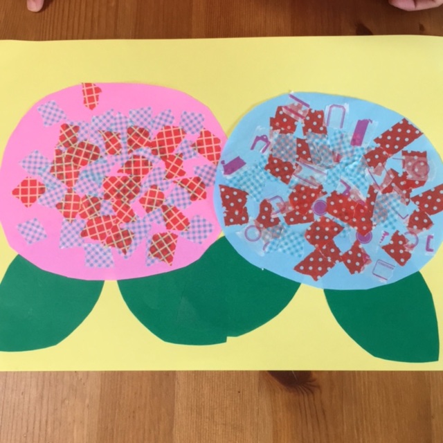 【みんなの投稿】5歳　紫陽花
