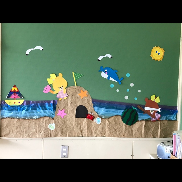 【みんなの投稿】夏の壁面 海水浴
