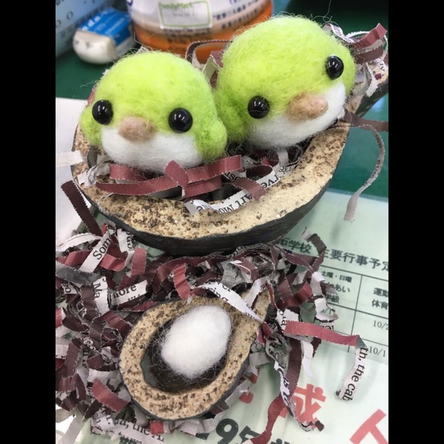 【みんなの投稿】フェルトアートで作ることりさん