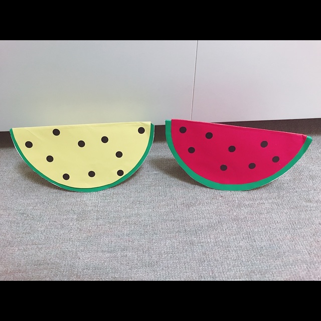 【みんなの投稿】紙皿でつくる ユラユラすいか 【3歳児】