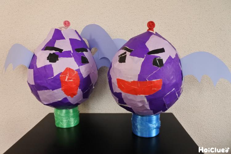 まんまるコウモリ飾り〜張り子で楽しむ製作遊び〜