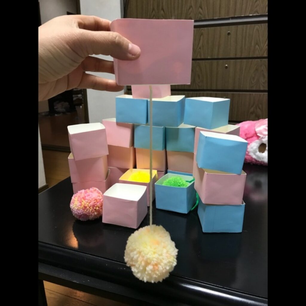【みんなの投稿】【けん玉制作(2歳児)】