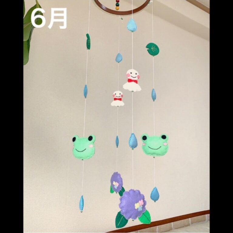 【みんなの投稿】✂︎季節のモビール (6月用)