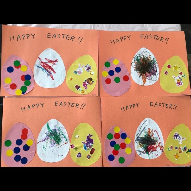 【みんなの投稿】【Easter craft】1、2歳児