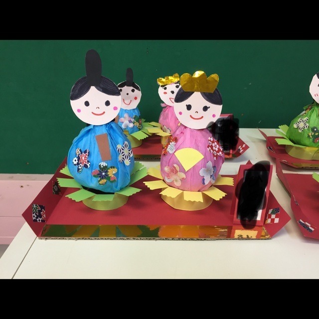 【みんなの投稿】5歳児  ひな祭り製作