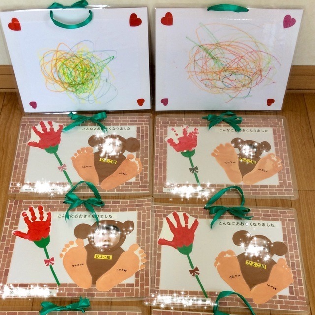 【みんなの投稿】0歳児  年度末お製作