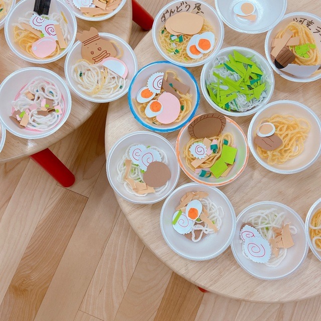 【みんなの投稿】毛糸でラーメン！