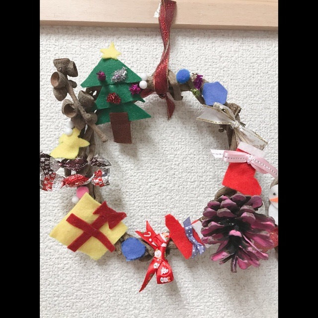 【みんなの投稿】5歳児 クリスマスリース