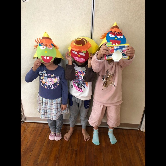 【みんなの投稿】4歳児 鬼のお面