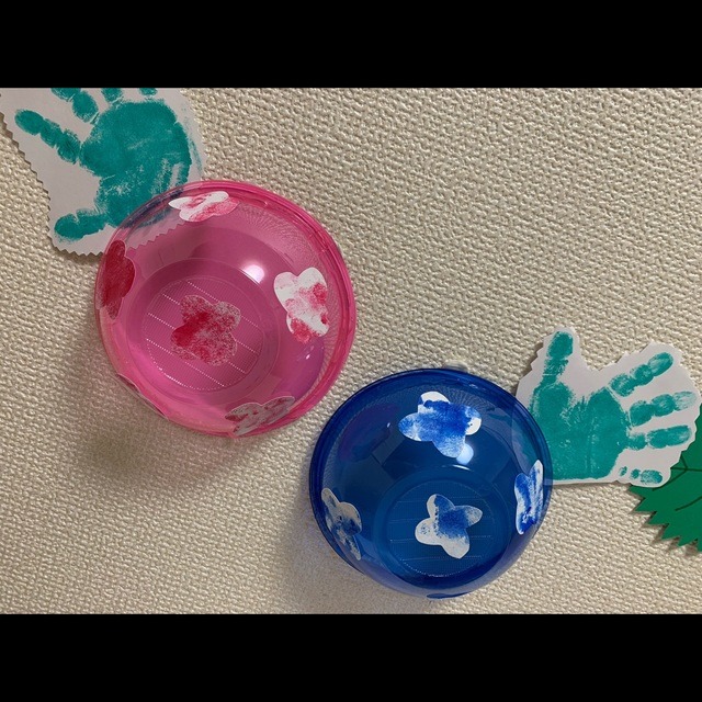 【みんなの投稿】紫陽花を作ったよ！0.1歳児