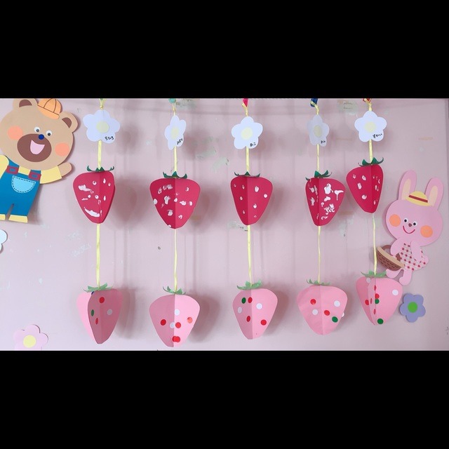 【みんなの投稿】5月製作　いちご