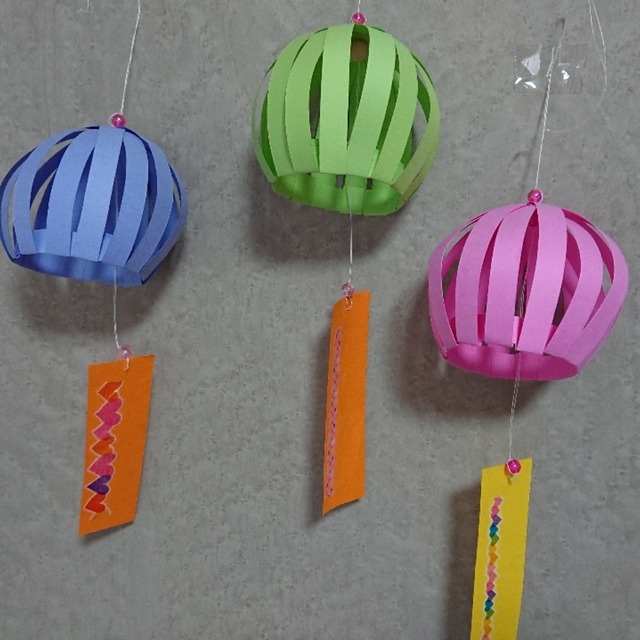 【みんなの投稿】色画用紙で風鈴