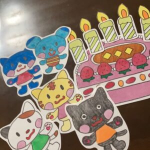 パネルシアター  「ねずみくんのびっくり誕生会」
