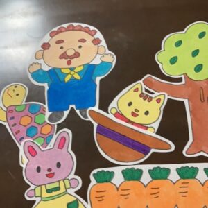 パネルシアター  「とんでいった麦わら帽子」