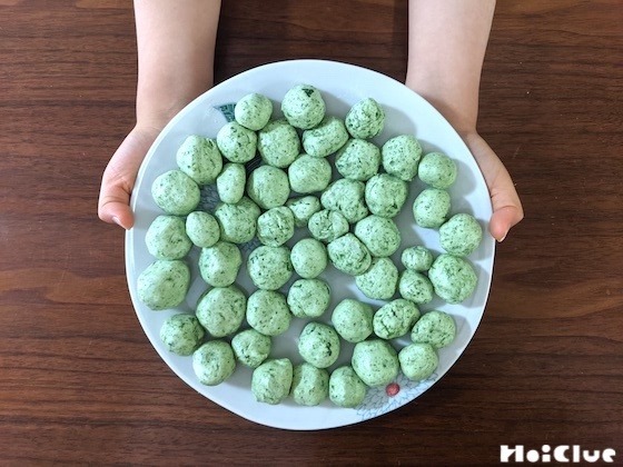 よもぎだんごを作ってみた！〜子どもと楽しめる春のおやつ作り〜