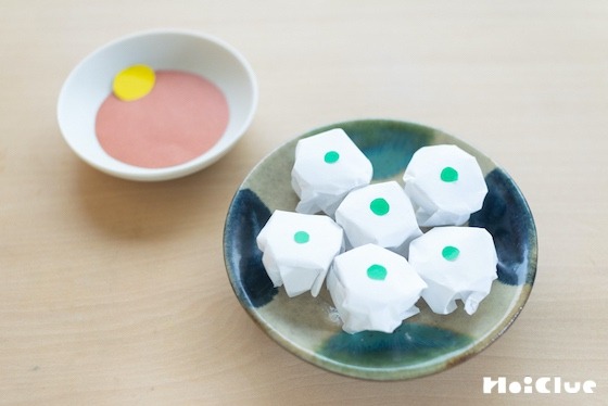 【工作コラム】紙でシュウマイを作ってみよう！〜素材／折り紙〜