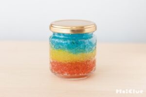 瓶の中に、虹を作ってみよう！〜素材／吸水ポリマー〜