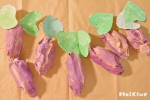ゴロゴロさつま芋〜いろいろな感触と出会いながら、秋を感じられる製作〜