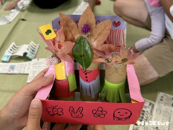 落ち葉ちゃん〜自然の色や形を楽しむ遊び〜